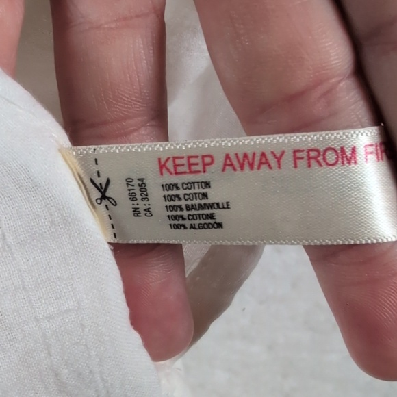 Free People White Smocked Maxi Dress with Puff Sleeves - Picture 8 of 8